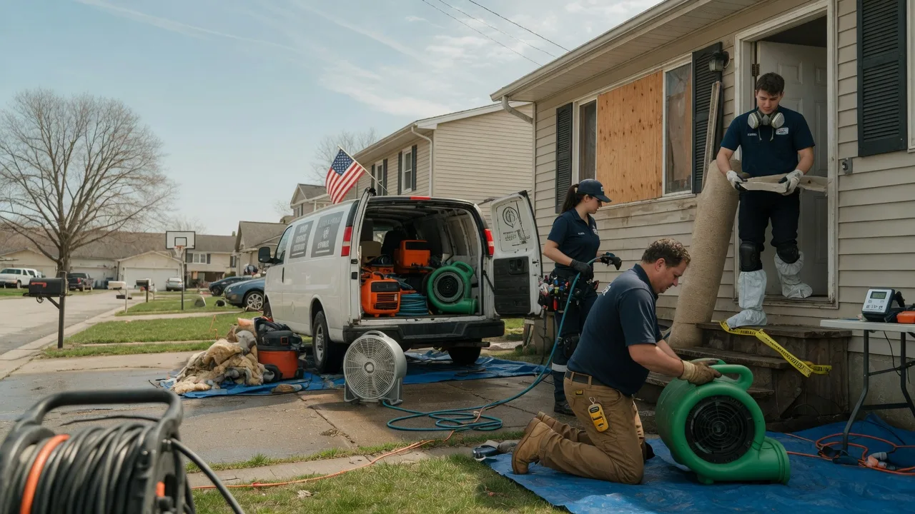 Water Damage Restoration in Fairbury, IL near me